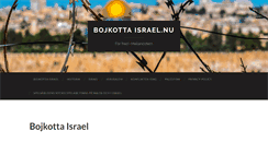 Desktop Screenshot of bojkotta-israel.nu