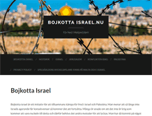 Tablet Screenshot of bojkotta-israel.nu